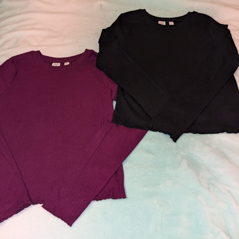 GAP Kids Purple Long Sleeve Top